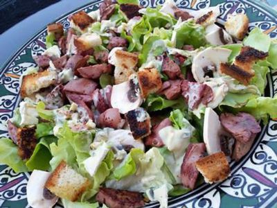 Salade de gésiers au vinaigre balsamique