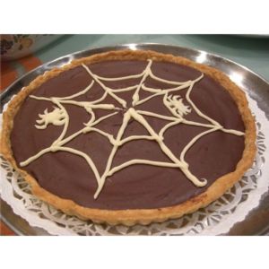 Tarte Halloween citrouille chocolat cannelle